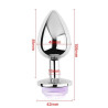 Generique Plug Bijou lumineux LIGHT LED L 8 x 4cm